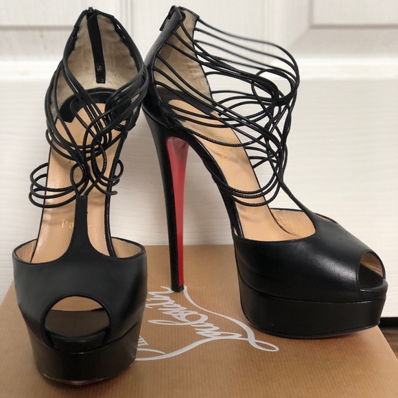 Christian Louboutin Shoes - Louboutin Confusalta Strappy Heels WITH BOX